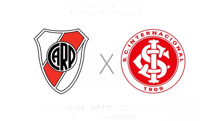 RIVER PLATE X INTERNACIONAL TRANSMISSÃO AO VIVO DIRETO DO MONUMENTAL DE  NUÑEZ - COPA LIBERTADORES 