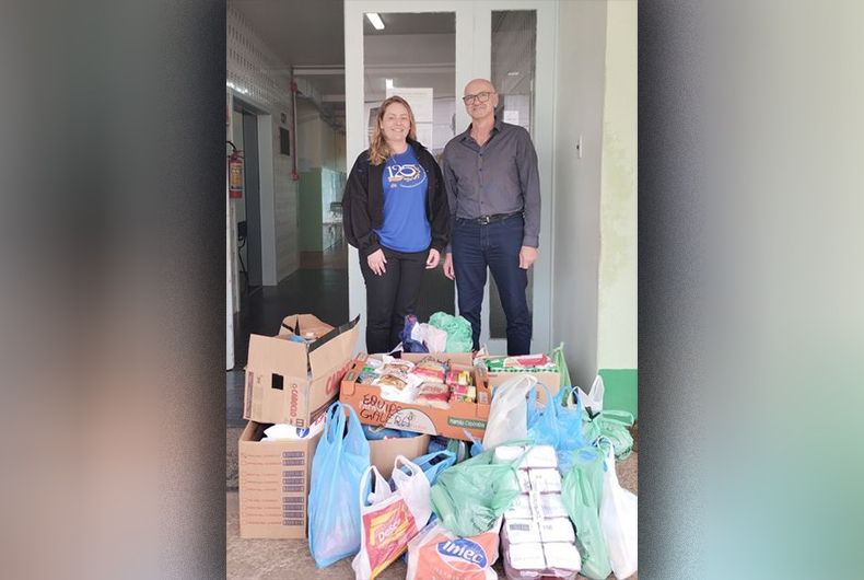 Instituto Sinodal Imigrante realiza doação de 240 quilos de alimentos ao Hospital de Vale do Sol