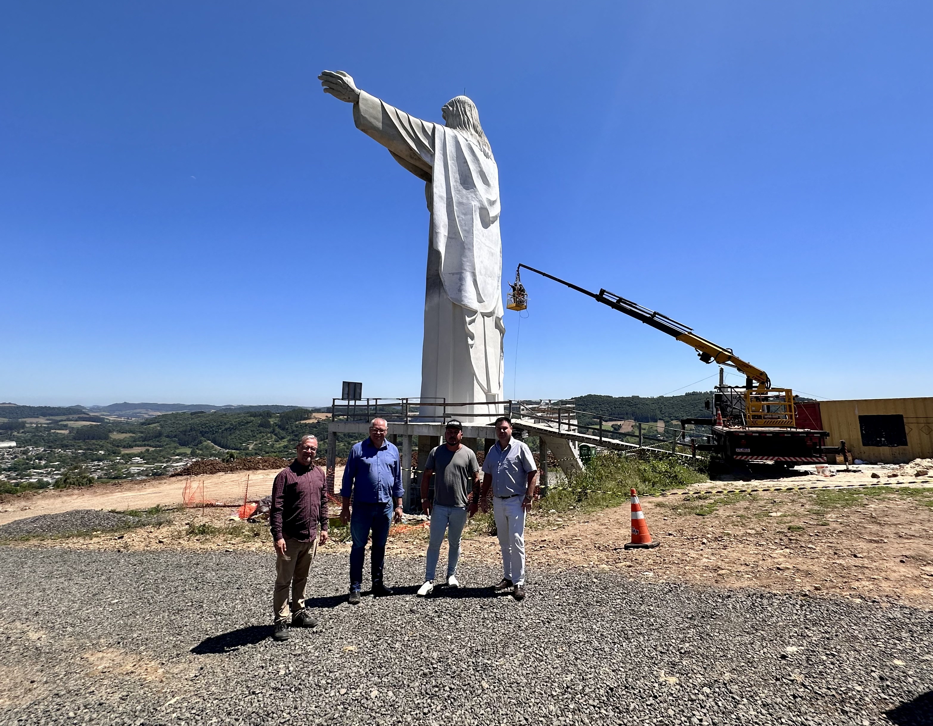 Sobradinho terá estátua de Cristo com 25 metros de altura - GAZ - Notícias  de Santa Cruz do Sul e Região