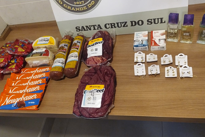 BM prende grupo responsável por furtar carne, chocolates e perfumes em Santa Cruz
