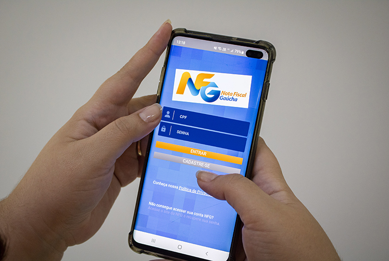 3 App Nota Fiscal Gaúcha - celular aplicativo