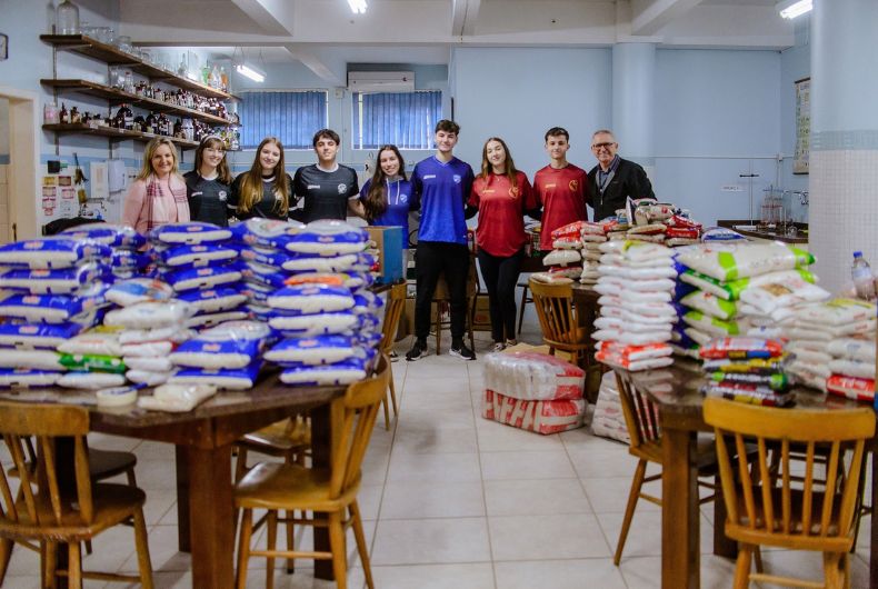 Colégio Mauá arrecada 6,5 toneladas de alimentos durante 37º Torneio de Integração