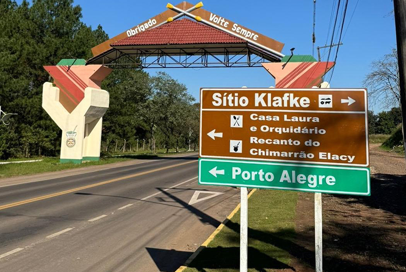 Venâncio Aires ganha mais de cem placas de sinalização turística